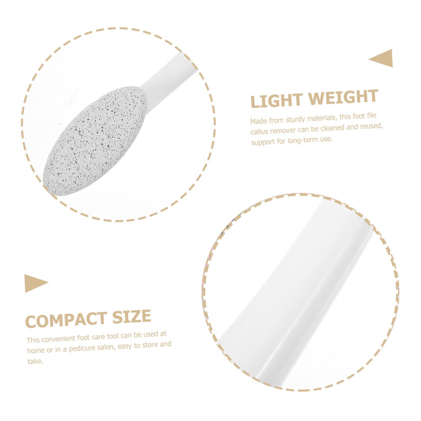 OHPHCALL OHPHCALL Long Handle Pumice Foot File for Dead Skin Removal Heel Sander for Feet Remover