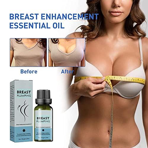 lunhaifi Enboost Breast Enhancement Serum, Natural Herbal Breast Enhancement Cream, Natural Fast Breast Grow Big Boobs Firming Massage Oil, Enlargement Lifting Bust Serum Oil (3 Pcs)