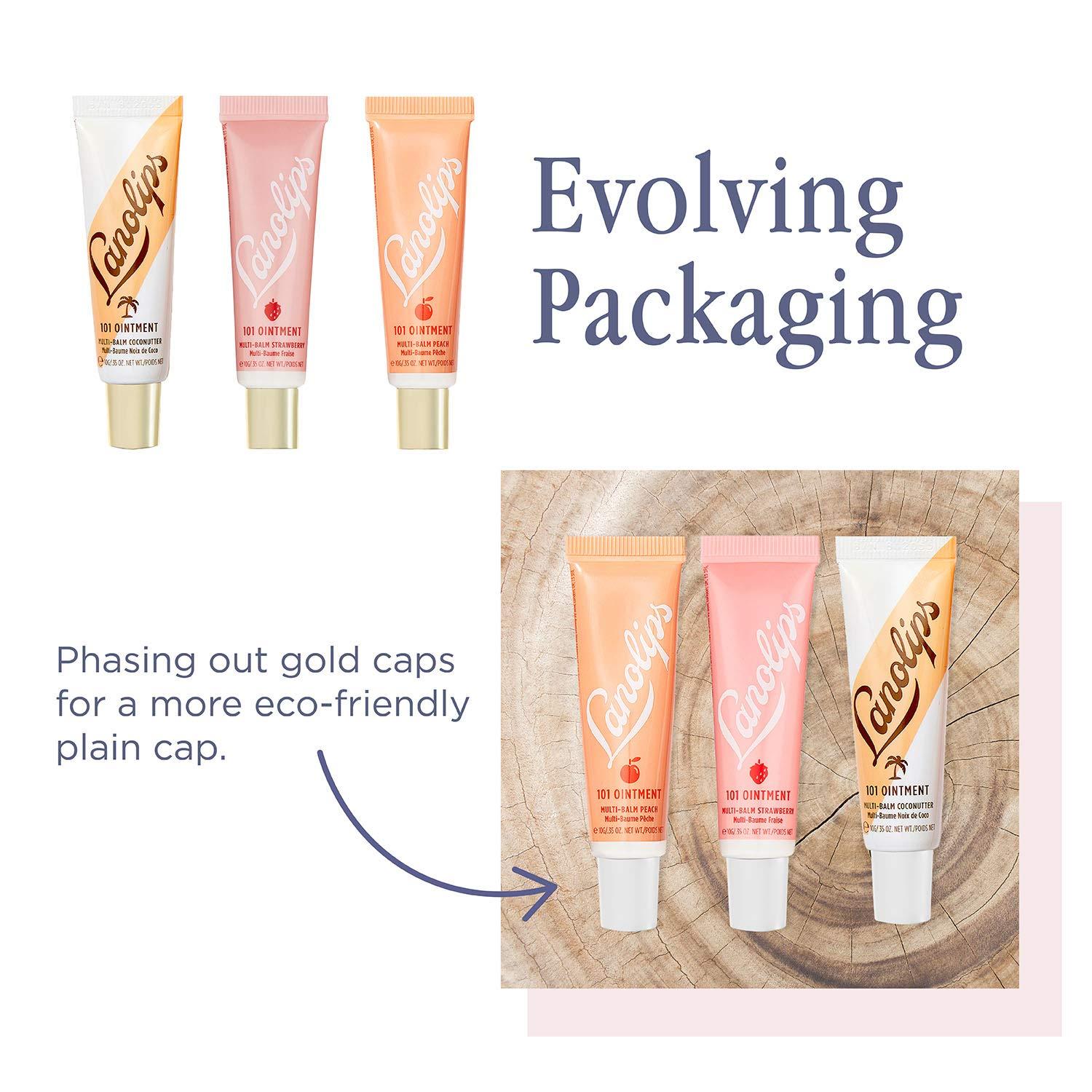 Lanolips Lanolips Banana Balm Lip Gloss - Enriched with Banana Fruit, Lanolin, and Cocoa Butter - Lanolin Lip Balm for Long-Lasting Hydration - Dermatologist Tested (12.5g / 0.42oz)