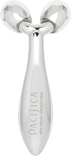 Pacifica Pacifica Face Roller Massager - Future Youth Stainless Steel Gua Sha Facial Beauty Tool Skin Care - for Face Neck Eye Body Skin Care - Face Sculpting Tool Lymphatic Drainage Gifts for Her Women & Girl