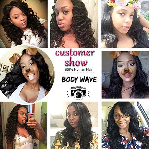 TrueHair Body Wave Bundles with Closure Brazilian Hair Unprocessed Virgin Hair 100% Human Hair (22 inch single bundle)