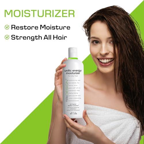 TRIDESIGN TRI Design Unific Energy Moisturizer - Deep Hair Conditioner for Dry Damaged Hair - Moisturizing Conditioner for Curly, Frizzy, Thick Hair - Hydrating Conditioner for Men and Women, 32 oz