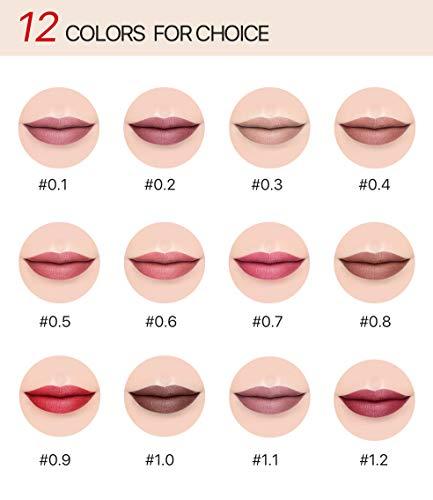 O.TWO.O O.TWO.O Matte Lipstick Makeup and Lip Gloss Double-head 11 Colors Long Lasting Moisture Cosmetic Lipplumper Waterproof (N9107B-01)