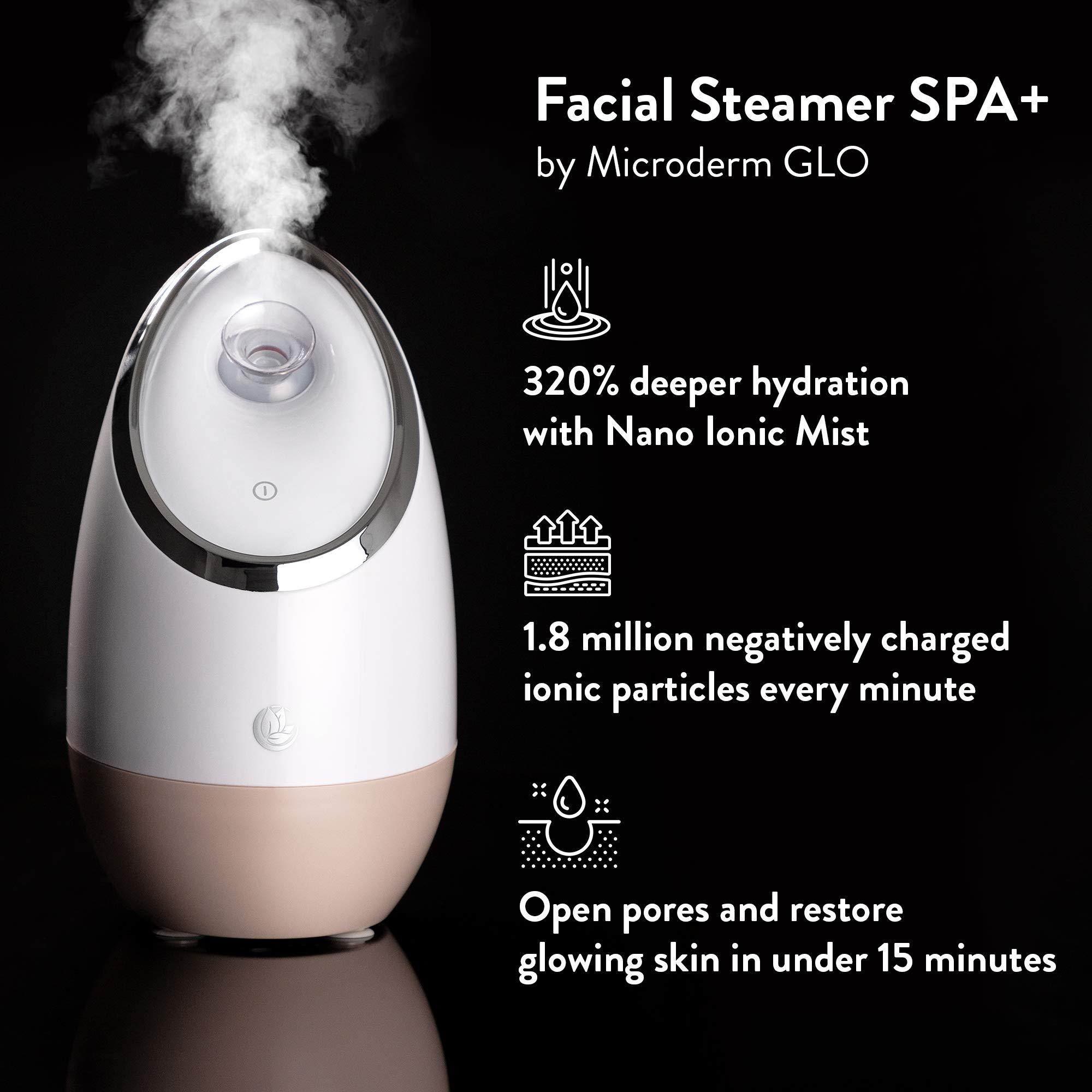Microderm GLO Microderm GLO - Facial Steamer and Energizing Skin Care Product Bundle
