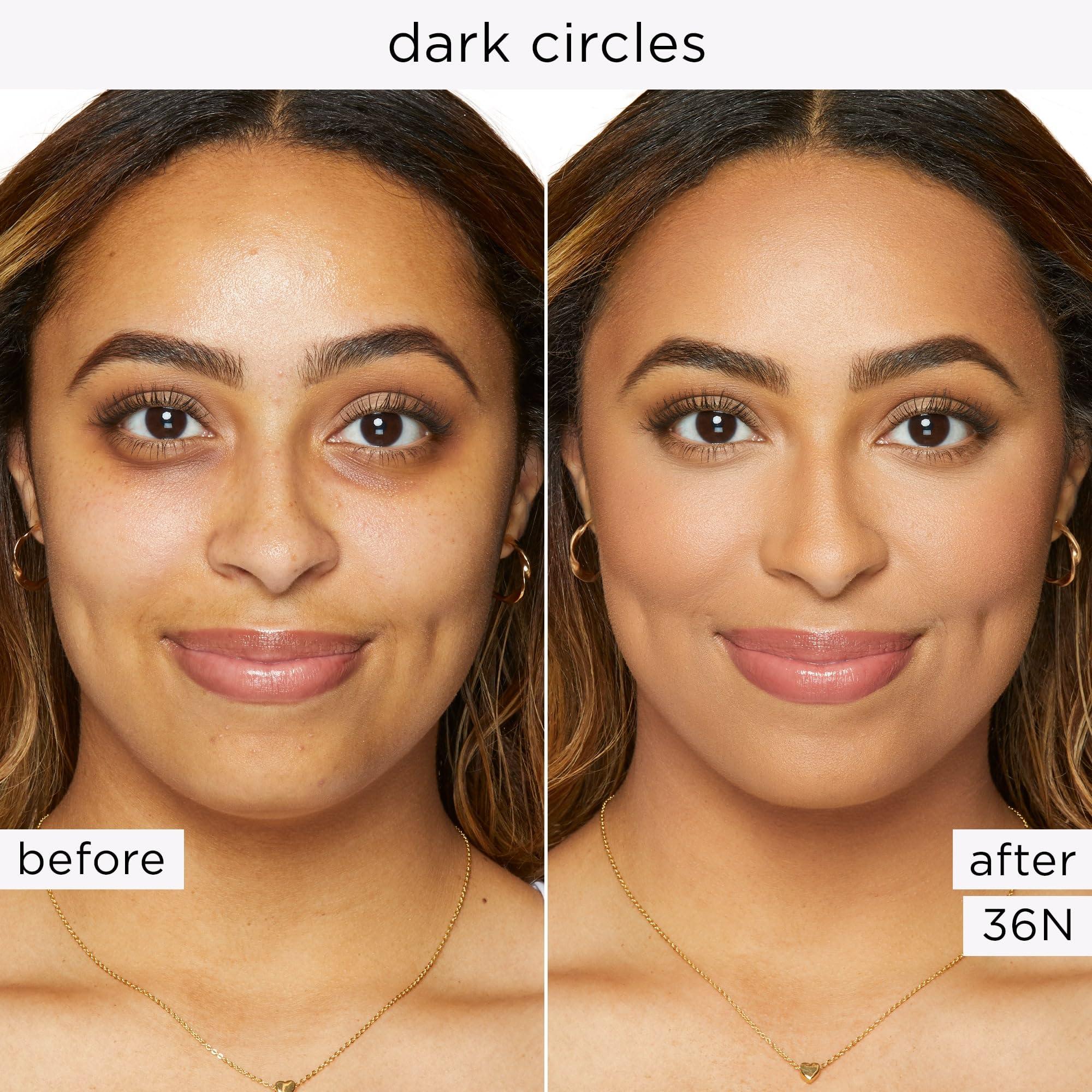 tarte tarte Amazonian clay blurring powder foundation - 46N tan-deep neutral (tan to deep skin with a balance of warm & cool undertones) - full size