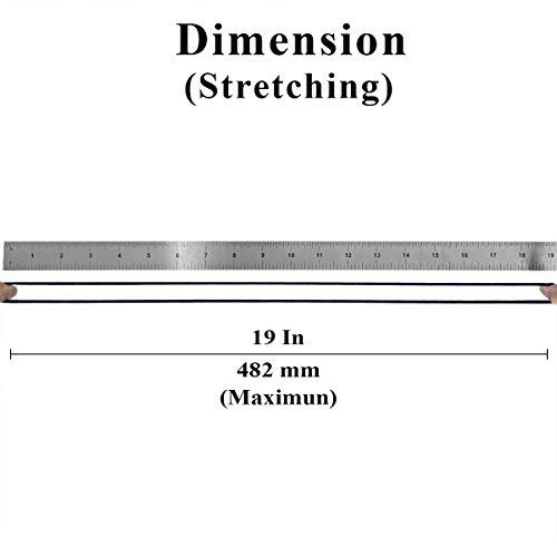 AwEx AwEx Extra Large,7 inches (180 mm),Seamless Hair Bands,30 PCS, No Break,Long Hair Ties,XL Hair Elastics,X-Large Ponytail Holder