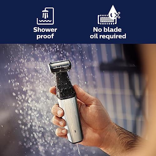 Philips Norelco Philips Norelco Bodygroom Series 5000 Showerproof Body & Manscaping Trimmer for Men with Back Attachment, BG5025/40 + Philips Norelco Nose Trimmer 3000, for Nose, Ears, Eyebrows, NT3600/62