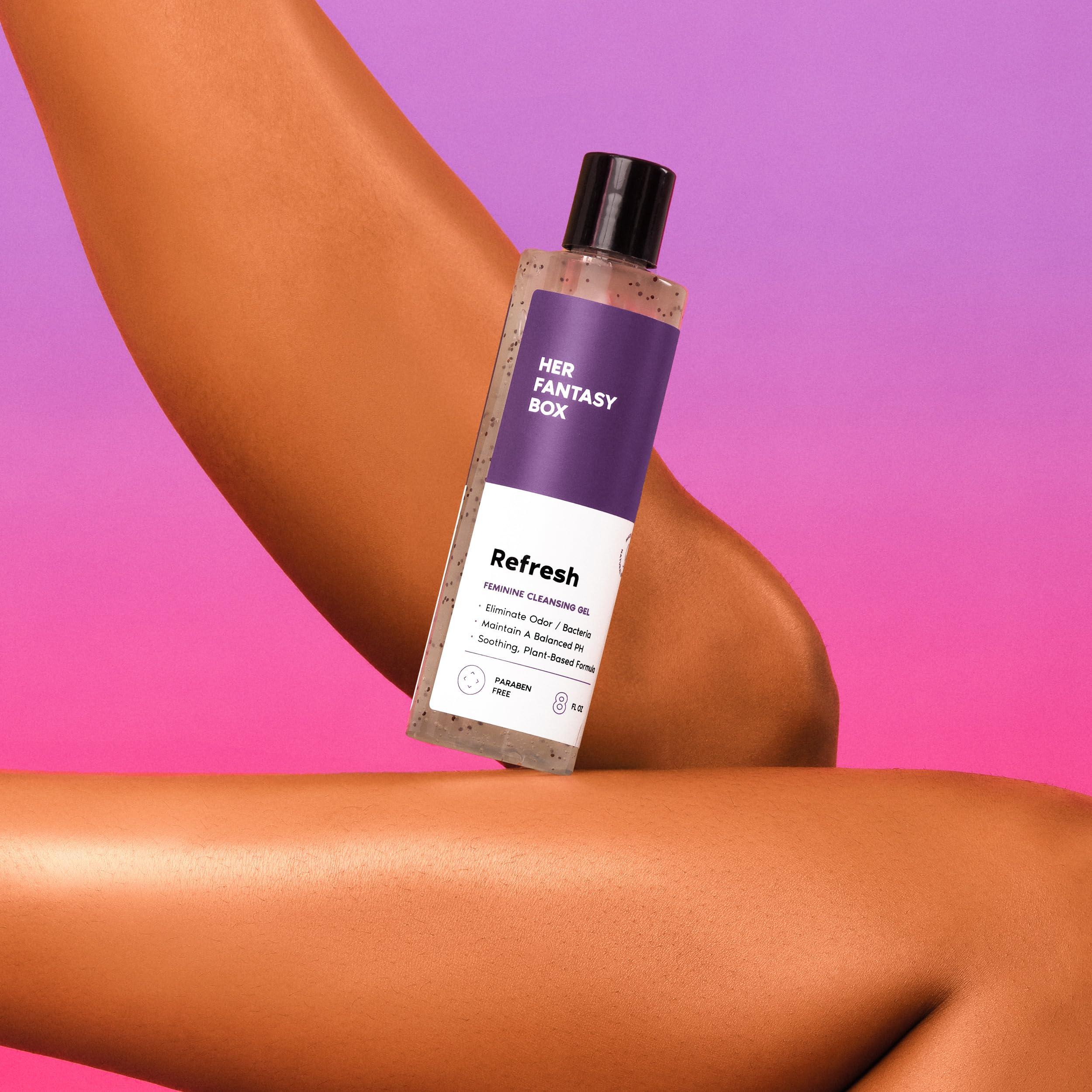 Her Fantasy Box Her Fantasy Box Refresh pH Balancing Shower Gel - Natural Feminine Hygiene Solution for Gentle Cleansing, Odor Control, and Skin Nourishment - pH-Balanced Formula for All Skin Types