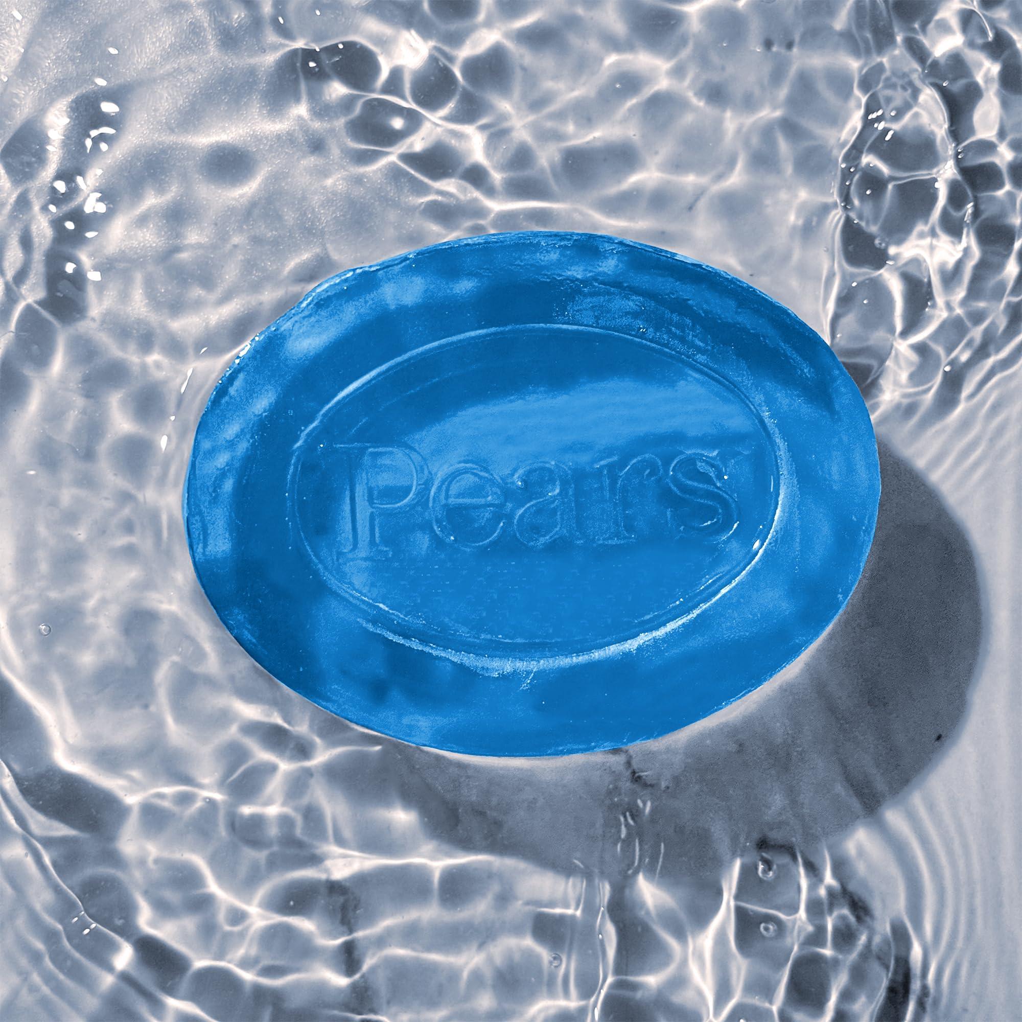 Pear Pears Soap, Face & Body Soap, Variety 12-Pack Pure & Gentle Transparent Bar Soap Bundle, Moisturizing Glycerin Soap for Glowing Skin, Amber, Blue, and Green Soap Bars, 3.53 Oz Ea