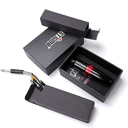 STIGMA STIGMA Rotary Tattoo Machine Pen Tattoo Gun with Japan Motor Ultra High Speed Rotation RCA Connected for Tattoo Artist Black EM122-1