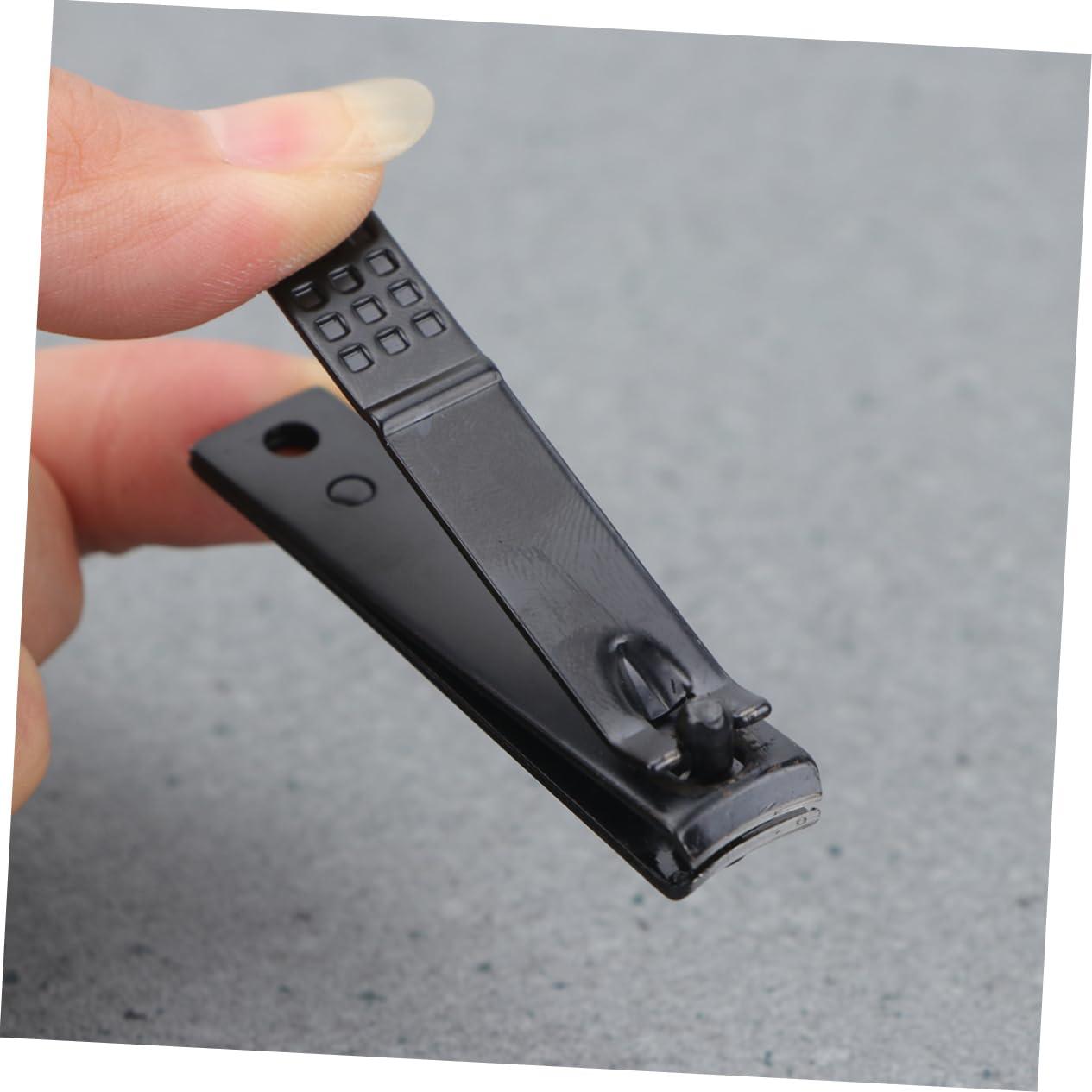 BELLIFFY BELLIFFY 12pcs Nail Nipper Skin Tag Remover Ingrown Nail Stick Trimmers Cuticle Remover Heavy Duty Nail Clipper Toenails Bulk Nail Clippers Cuticle Nipper Cuticle Pusher Electric Men Black