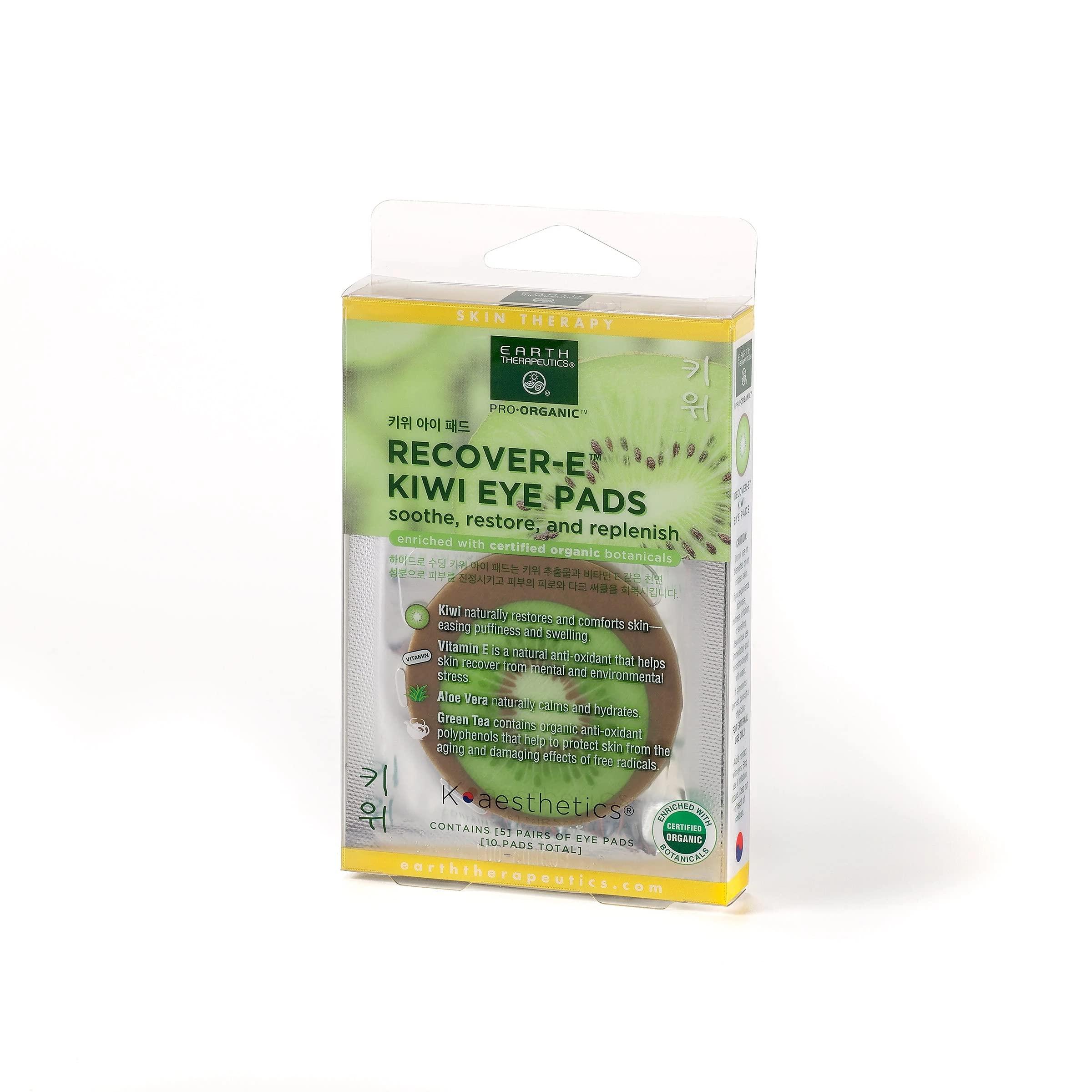 Earth Therapeutics Earth Therapeutics Recover-E Kiwi Eye Pads