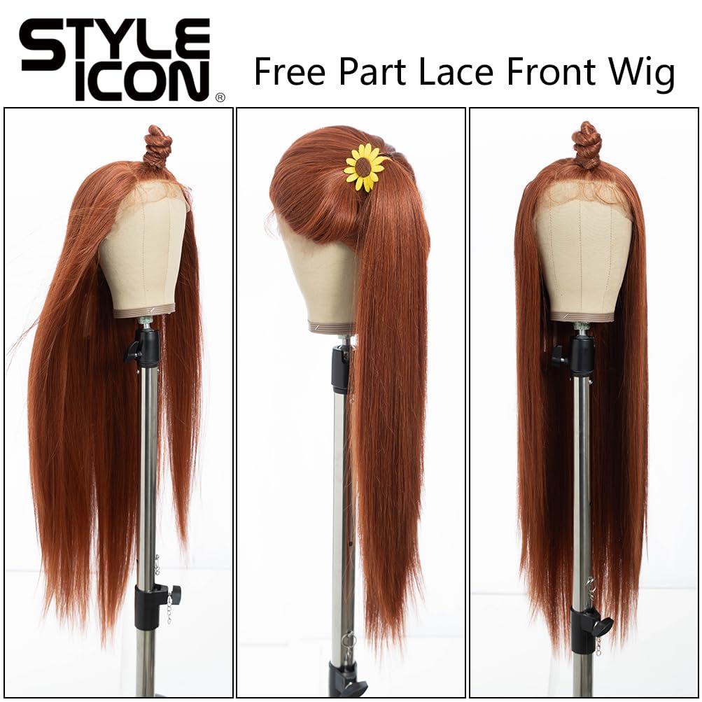 Style Icon Style Icon 36 Super Long 13x4 Lace Wig Easy-360 Lace Frontal Wigs Free Part Lace Front Wigs with Baby Hair (36, 130T)
