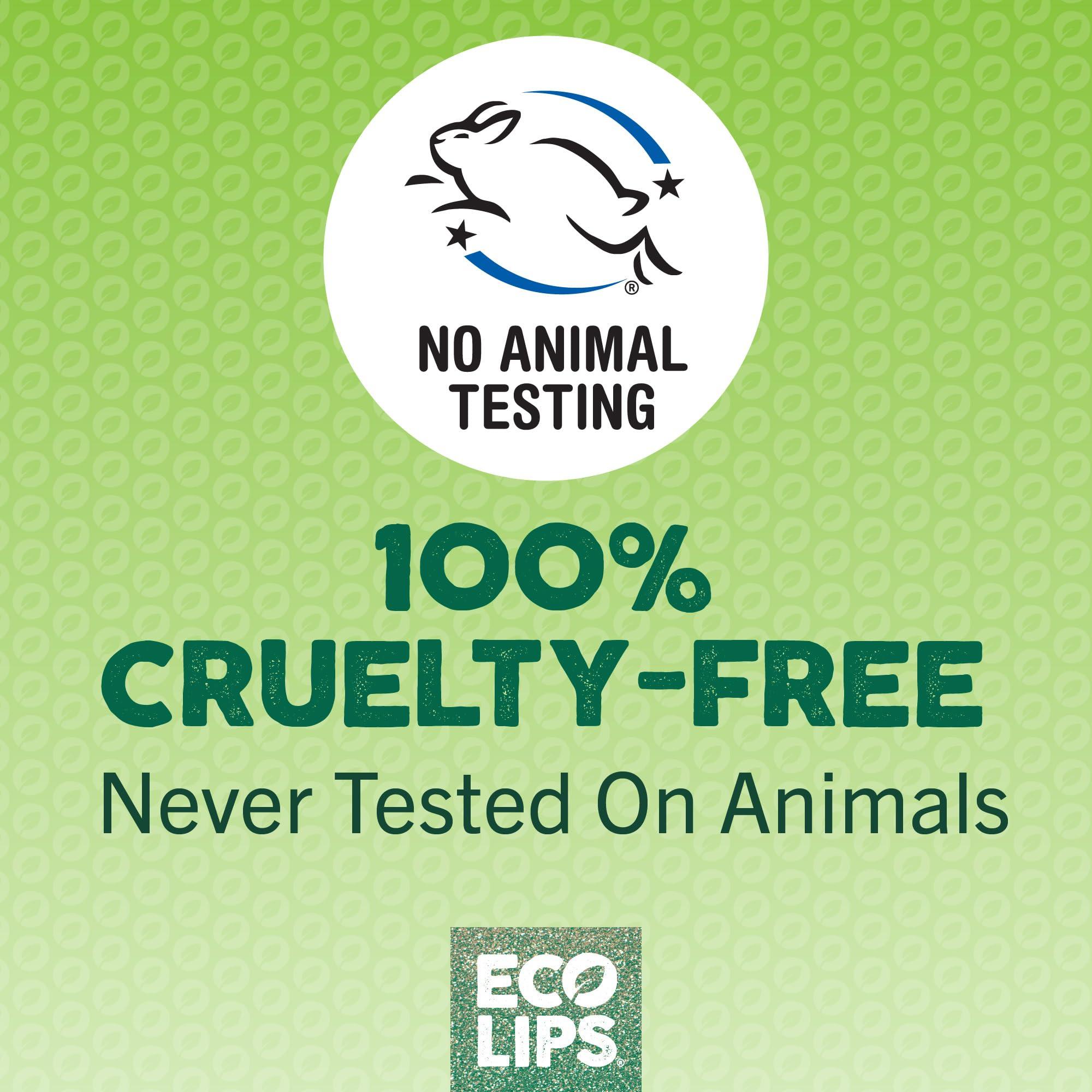 Eco Lips Eco Lips Novelty Plastic Candy Cane Gift Set for Holidays & Christmas Gifts, Stocking Stuffers | Mongo Kiss Organic Lip Balm 3-count Gift Set