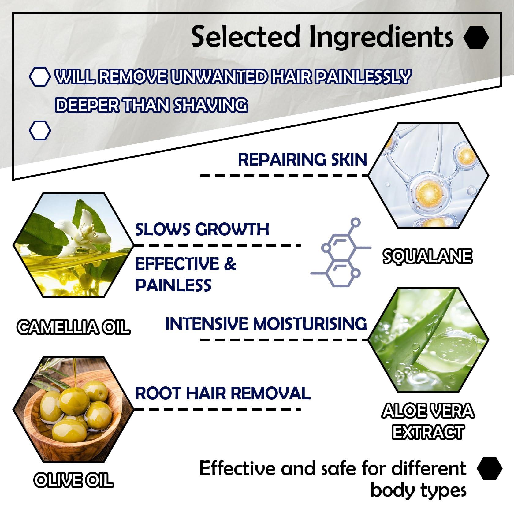 XMXueMei Hair Removal Cream for Men,Painless & Flawless Men\'s Depilatory Cream,Fast and Effective Hair Remover Cream for Underarm,Legs,Chest,Back & Arms,All Skin