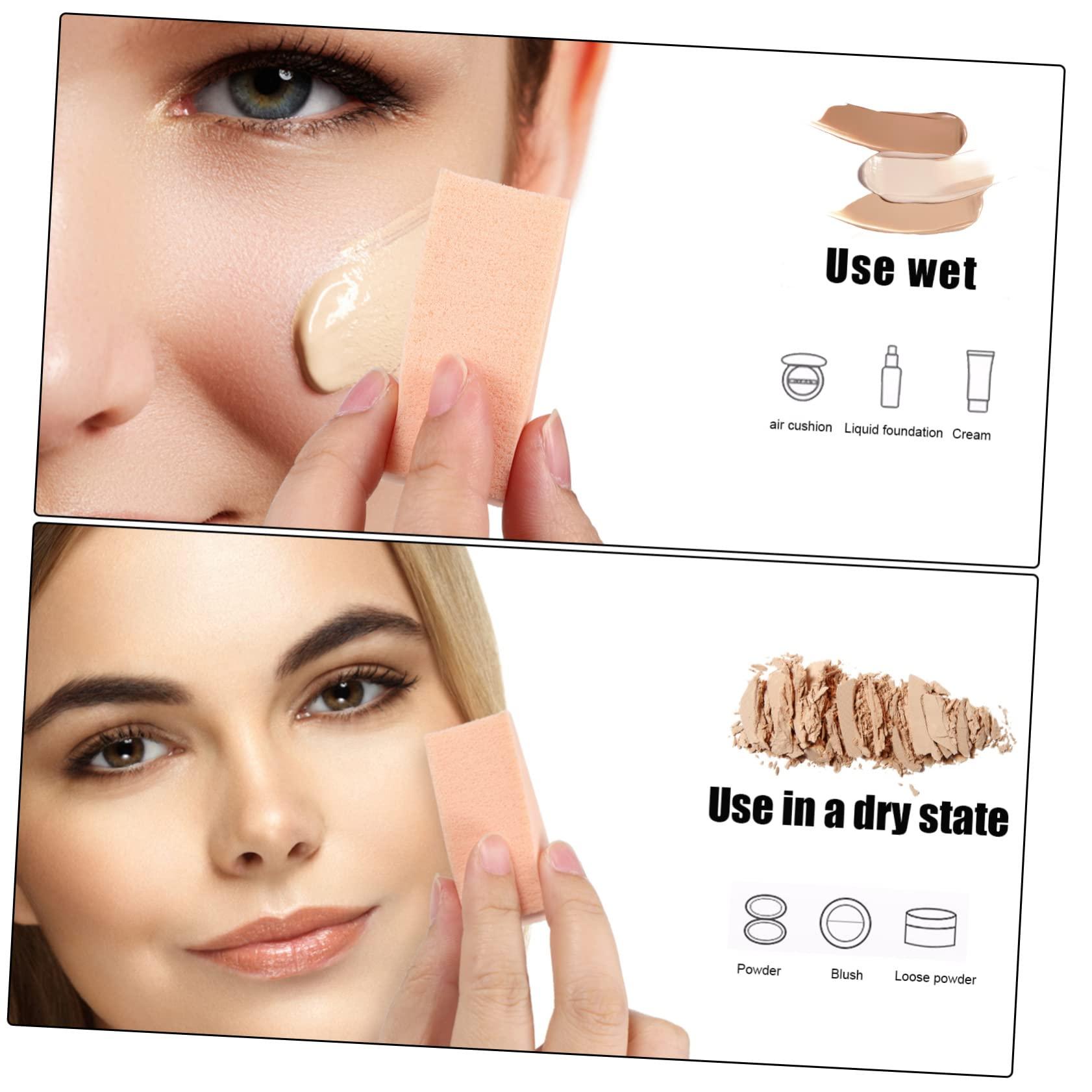 SOESFOUFU SOESFOUFU 288 Pcs Makeup Sponge Cosmetic Wedges Liquid Makeup Sponge Blender Makeup Wedge Sponges for Foundation Cosmetic Sponges Beauty Sponge Facial Sponges Beauty Puff Makeup Powder Puff