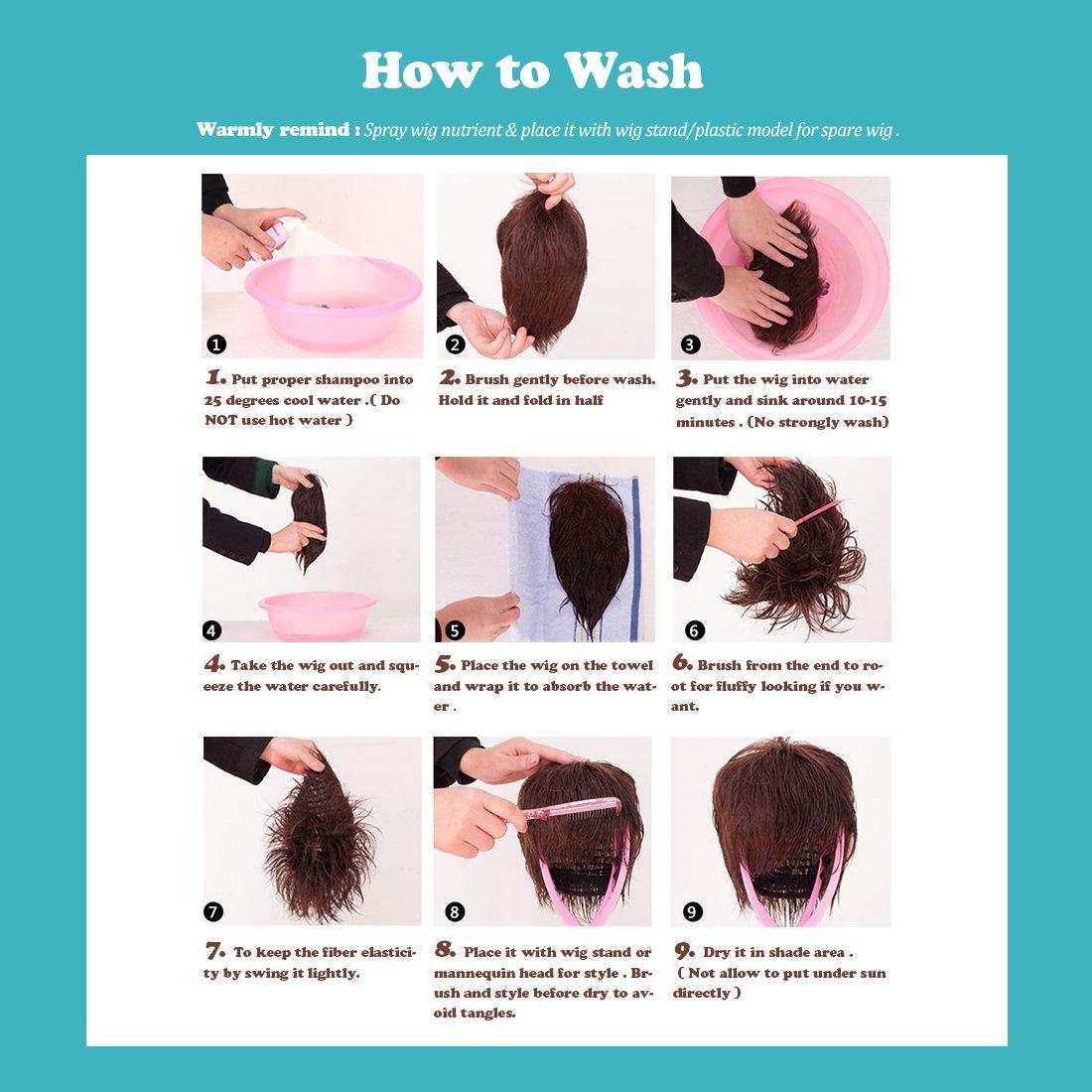 Wiggy Mermaid Colorful Rainbow Wigs with Bangs for Women Pastel Long Wavy Curly Colored Purple Goth Hair Wig for Music Festival, Themed Parties, Halloween, Wedding - 27.5''