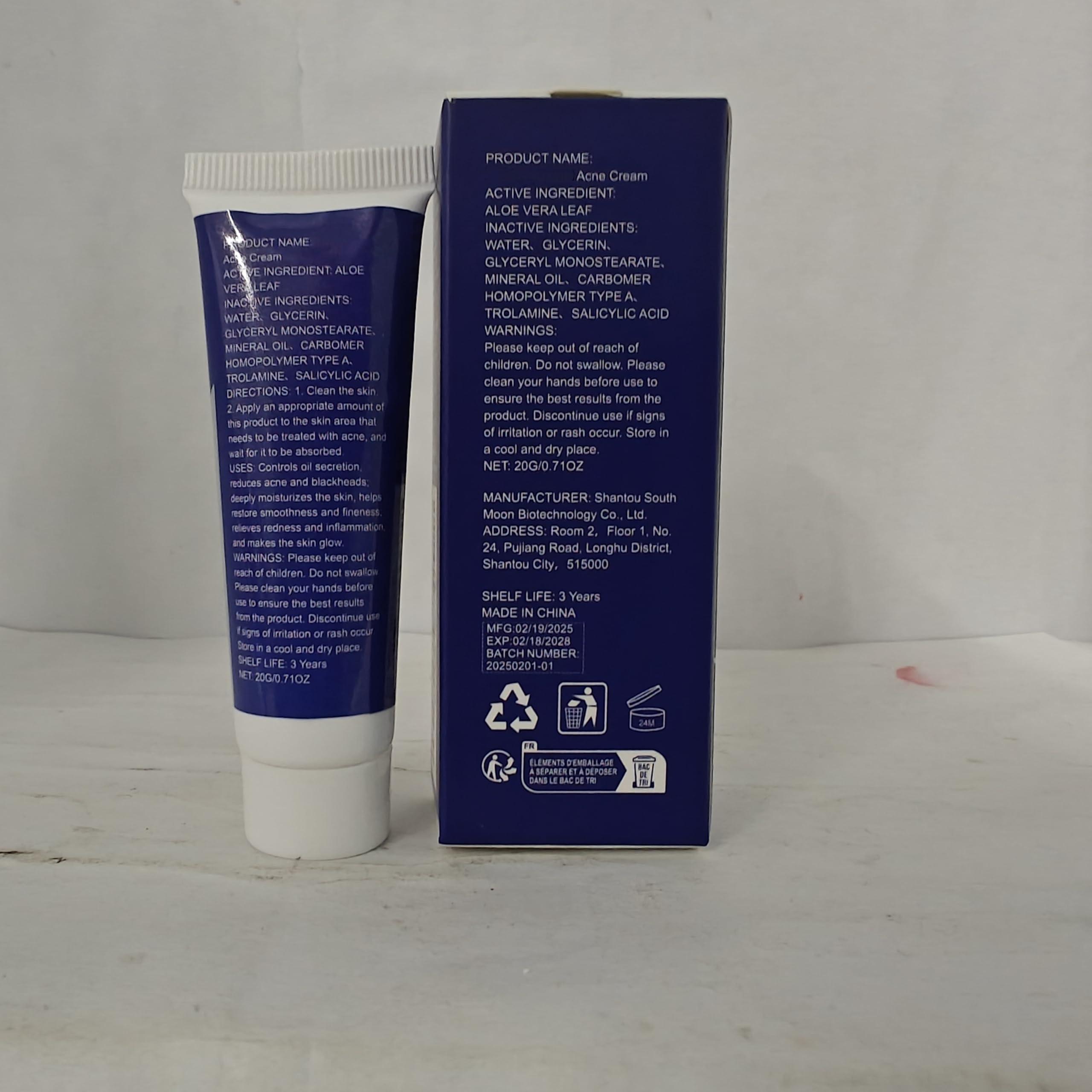 getuse Lion Pair Acne Cream, 20g | Natural Acne Gel for Face | Japanese Moisturizing Treatment for Women & Men | 3pcs (1pc)