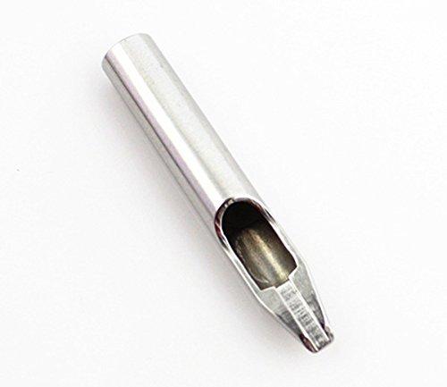 TAONE Tattoo Tip Kit 22 Pcs 304 Stainless Steel Tips Kits with Cleaning Brush Coil Tattoo Machine Rotary Gun Tip Accessories Set For Professional Tattooist Artists