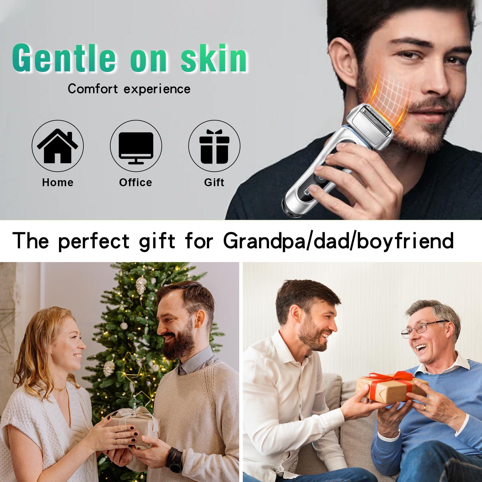 DODAER Series 8 83M Electric Shaver Head Replacement,Compatible with Braun S8 Replacement Head Electric Razor Blades Model 8370cc,8340s,8350s,8467,2 Pack