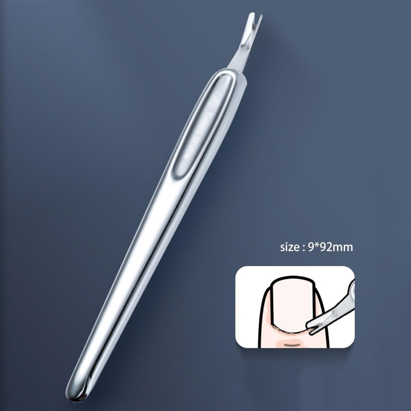 JUNXIAN Nail Scissors Set 7 Pieces Manual Set, Nail Clipper Kit, Carbon Steel Nail Clipper Tools Portable Travel Grooming Kit, Nail Care Tools with Metal Case Nail Clipper Set(Gold)