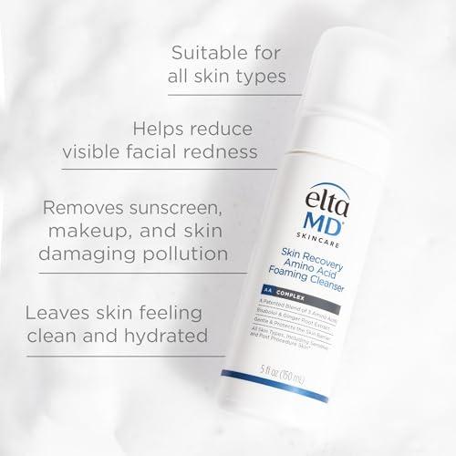 EltaMD EltaMD Skin Recovery Amino Acid Foaming Facial Cleanser, Gentle Face Cleanser for Sensitive Skin, 1.0 Fl Oz