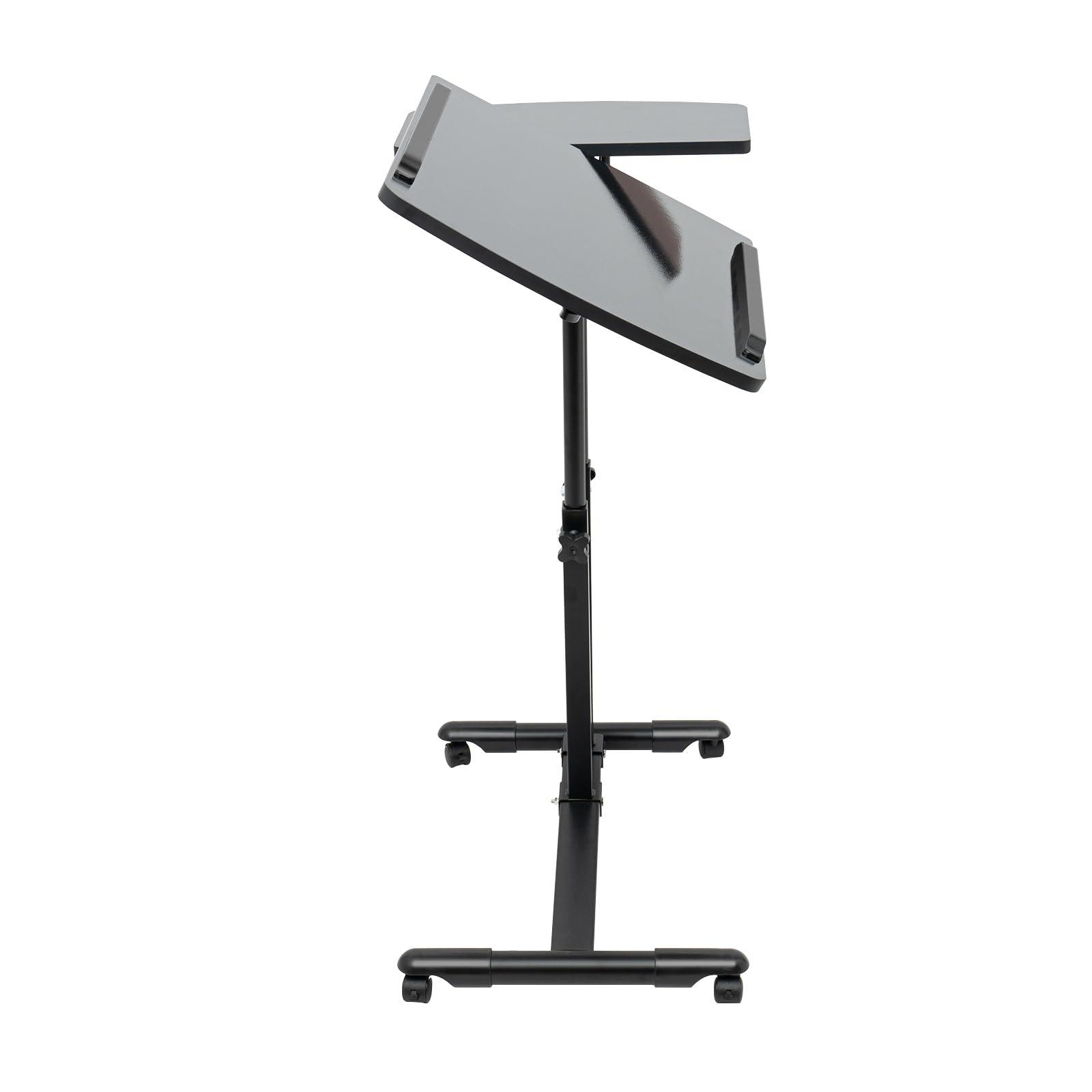 banborba Adjustable Tattoo Workstation, Portable Mobile Tattoo Salon Work Station Arm Rest Stand Desk Table Workbench Tray, Multi-Angle Adjustment Table Double Countertops for Tattoo Studios, Hair Salons