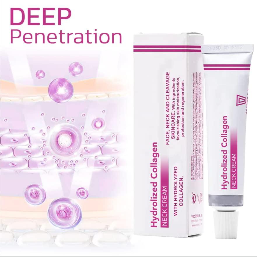 OYNAN OYNAN Spain NECKPON Hydrolized Collagen Neck Cream, Hydrolyzed Collagen For Delay Skin Ageing, Improve Natural Moisturizing And Help To Prevent And Reduce The Appearance Of Wrinkles (1Pcs)