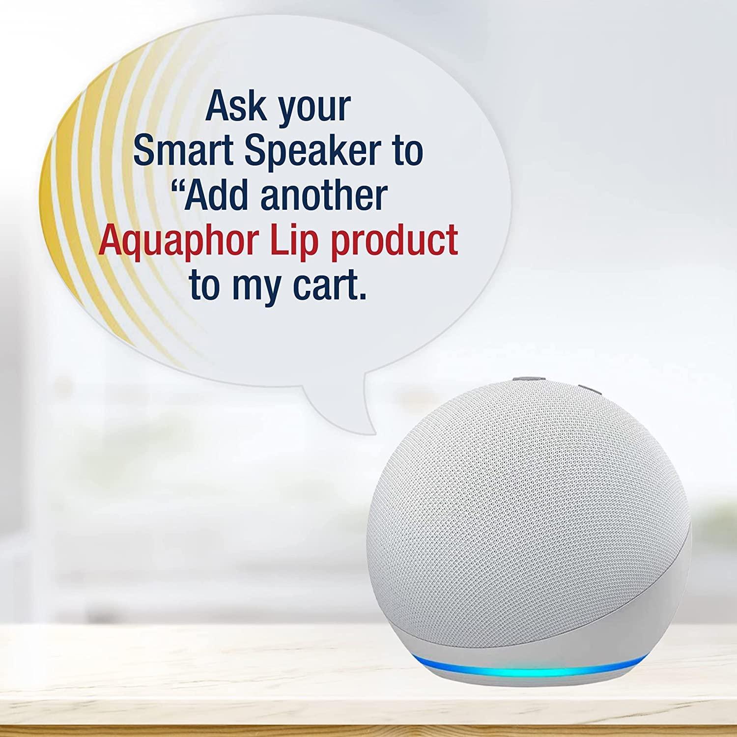 Aquaphor Aquaphor Lip Repair Ointment - Long-lasting Moisture to Soothe Dry Chapped Lips - .35 fl. oz. Tube (Pack of 2)