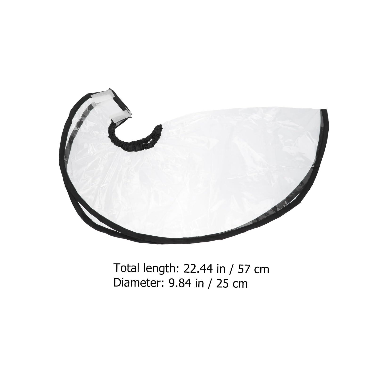 Beaupretty Beaupretty 2pcs Shampoo Funnel Barber Dye Washing Funnel Shampoo Washing Cape Shampoo Cape Barber Cape Salon Funnel Adjustable Clear Shampoo Sheer Cape Shawl Plastic Dye or Hair Bib