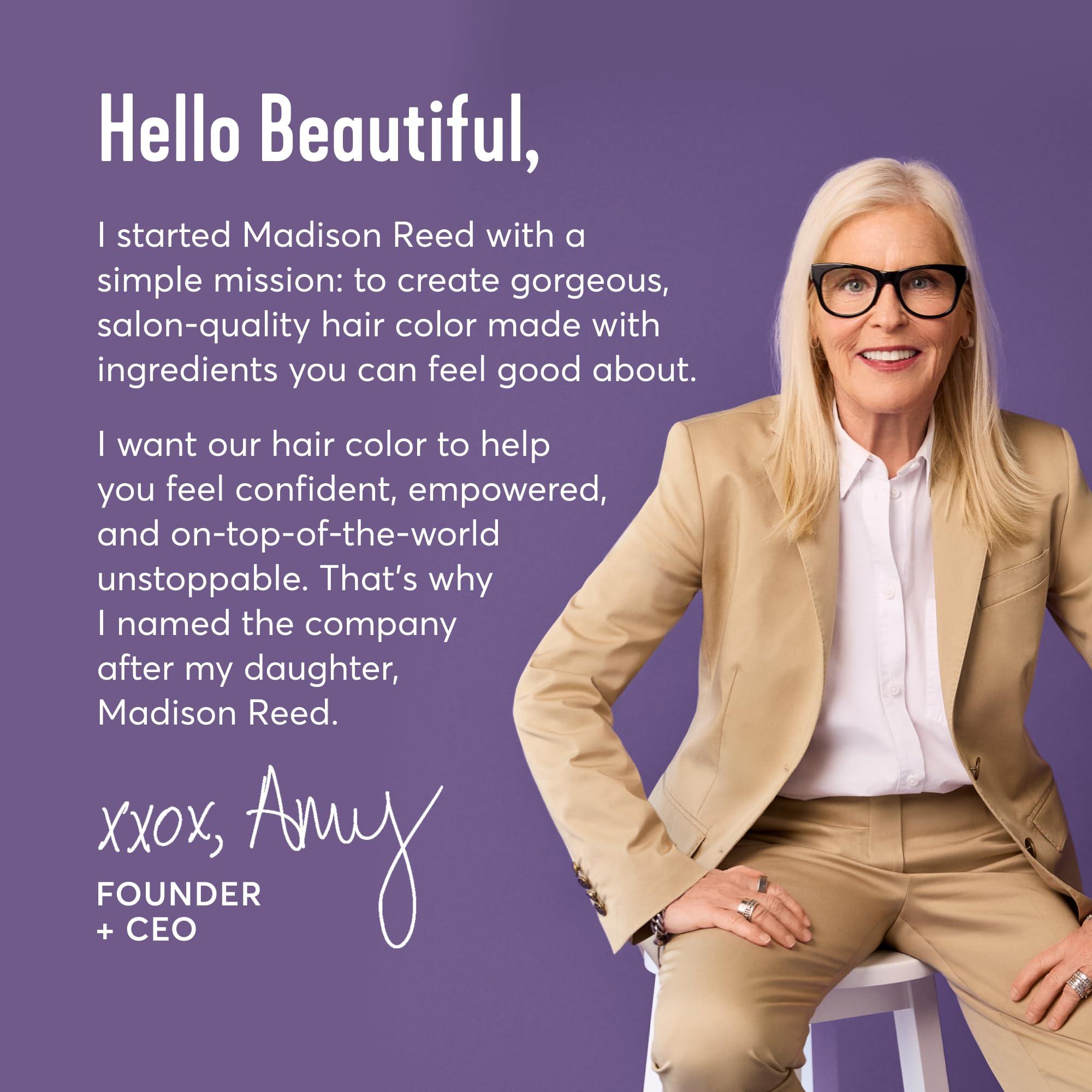 Madison Reed Madison Reed Root Perfection Permanent Root Touch Up, Black 3N Corato, 10 Minutes for 100% Gray Root Coverage, Ammonia-Free Hair Dye, Two Applications