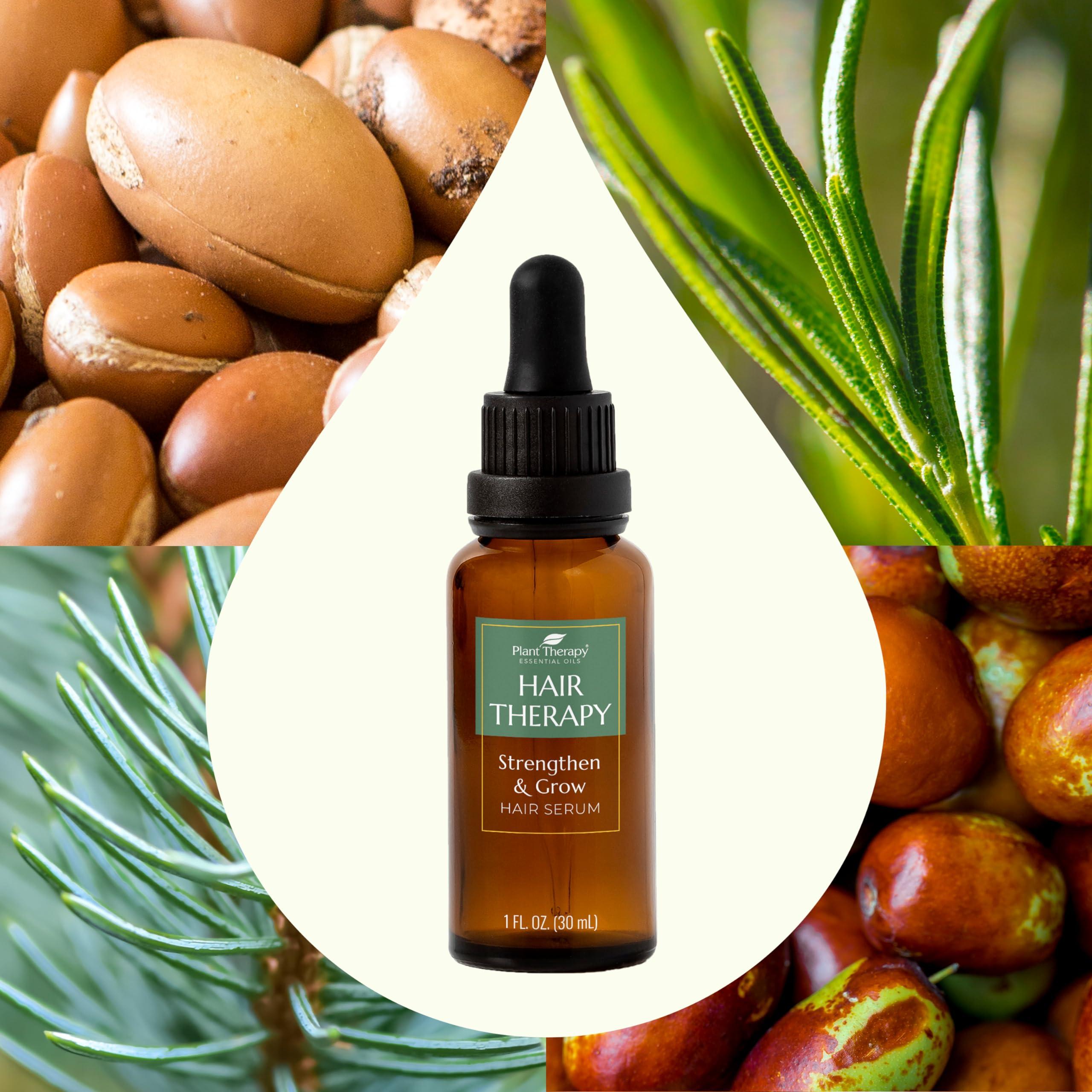 Plant Therapy Plant Therapy Hair Therapy Strengthen & Grow Hair Repair Serum 1 oz with Argan & Castor Oil