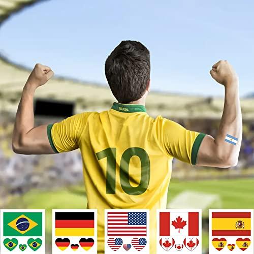 RuiKaLong Italian Flag Tattoos,10 Sheets Italy Flag Temporary Face Tattoos Stickers,40 Pcs Waterproof Sweat Sports National Flag Removable Fake Tattoos For Men Kids Women(Italy)