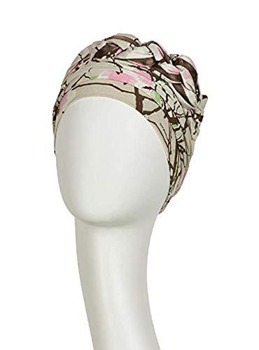 Christine Headwear Christine Headwear Azure Printed Turban and Belle of Hope 19 Page Q & A Guide (Magnolia Beige 0436)