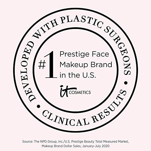 it COSMETICS IT Cosmetics Celebration Foundation Illumination, Light (W) - Full-Coverage, Anti-Aging Powder Foundation - Blurs Pores, Wrinkles & Imperfections - 0.3 oz Compact