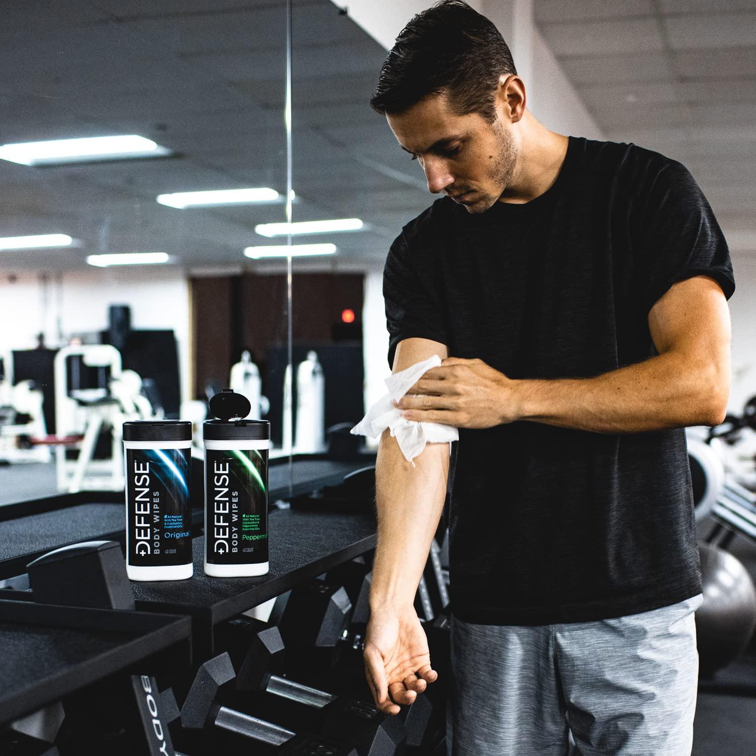 Defense Soap Defense Soap 4 Oz Bar (Pack of 2), Body Wash 32 oz, Body Wipes 40 Count (Pack of 2) - Tea Tree Oil, Eucalyptus Oil, Rosemary and Aloe Vera