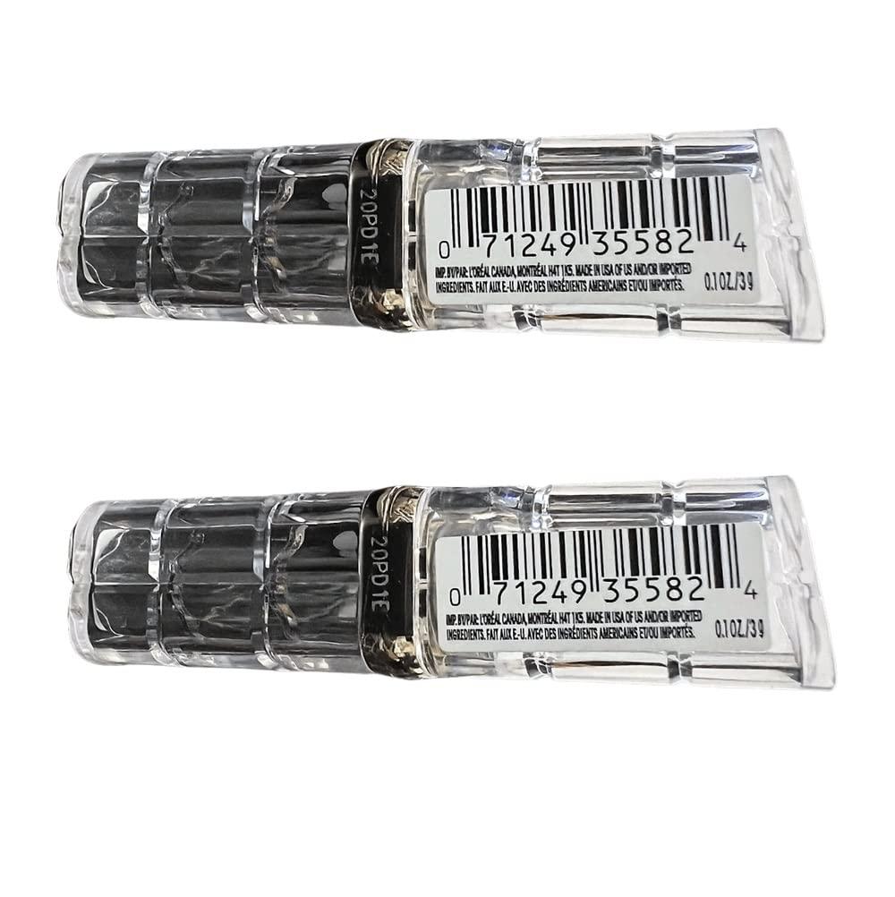L’Oréal Paris Pack of 2 L'Oreal Paris Colour Riche Shine Lipstick, Luminous Coral # 916
