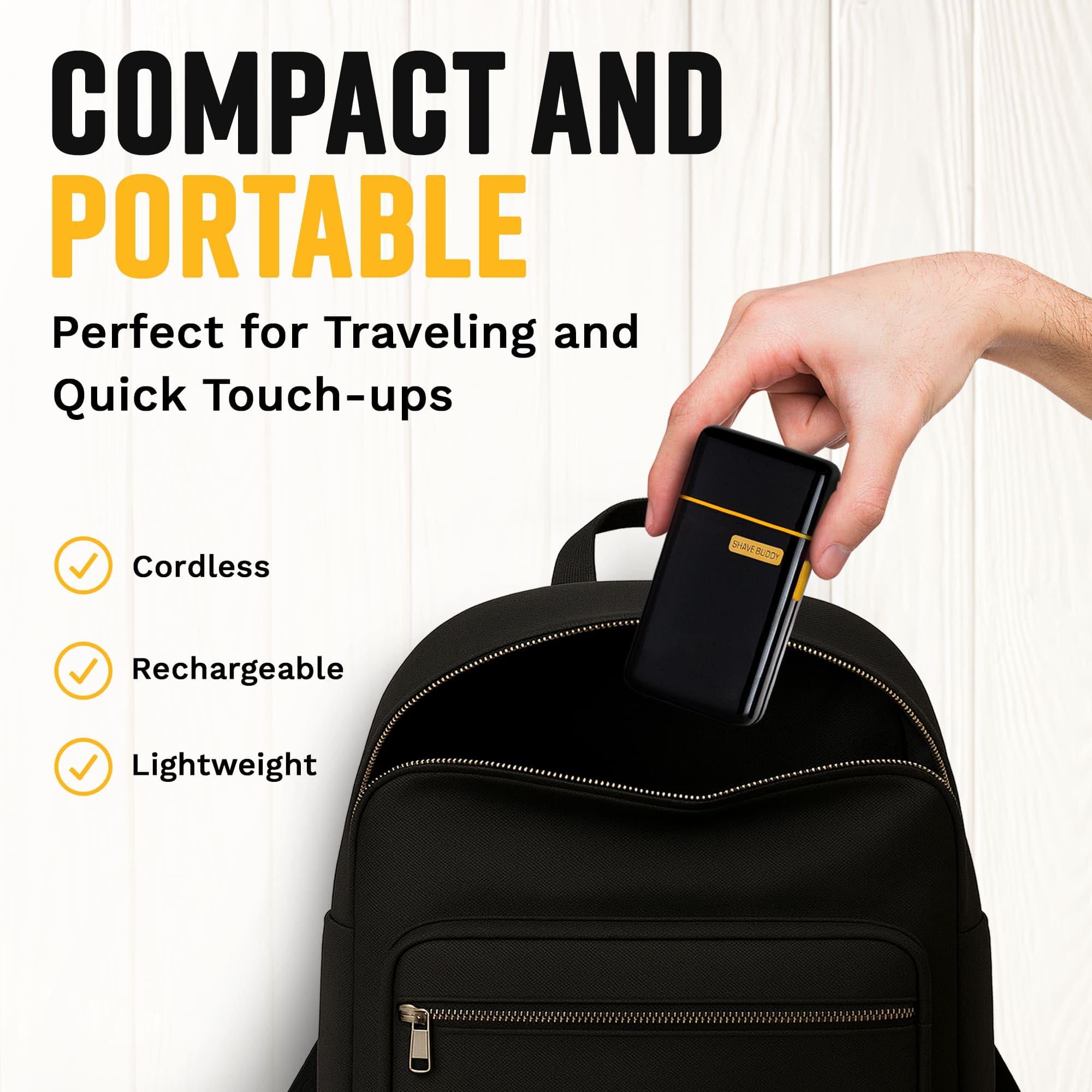 The Cut Buddy Shave Buddy, Compact Foil Electric Shaver for Face & Body, Maintains 5 O'Clock Shadow, Lightweight & Water Resistant, 1 Count