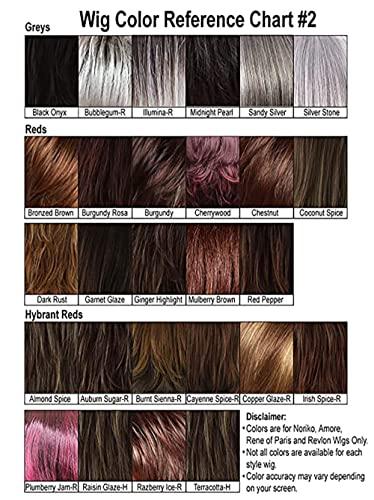 Noriko Noriko Angelica Synthetic Wig by Rene of Paris and Wig Lift Comb - Bubblegum-R - Bundle 2 Items