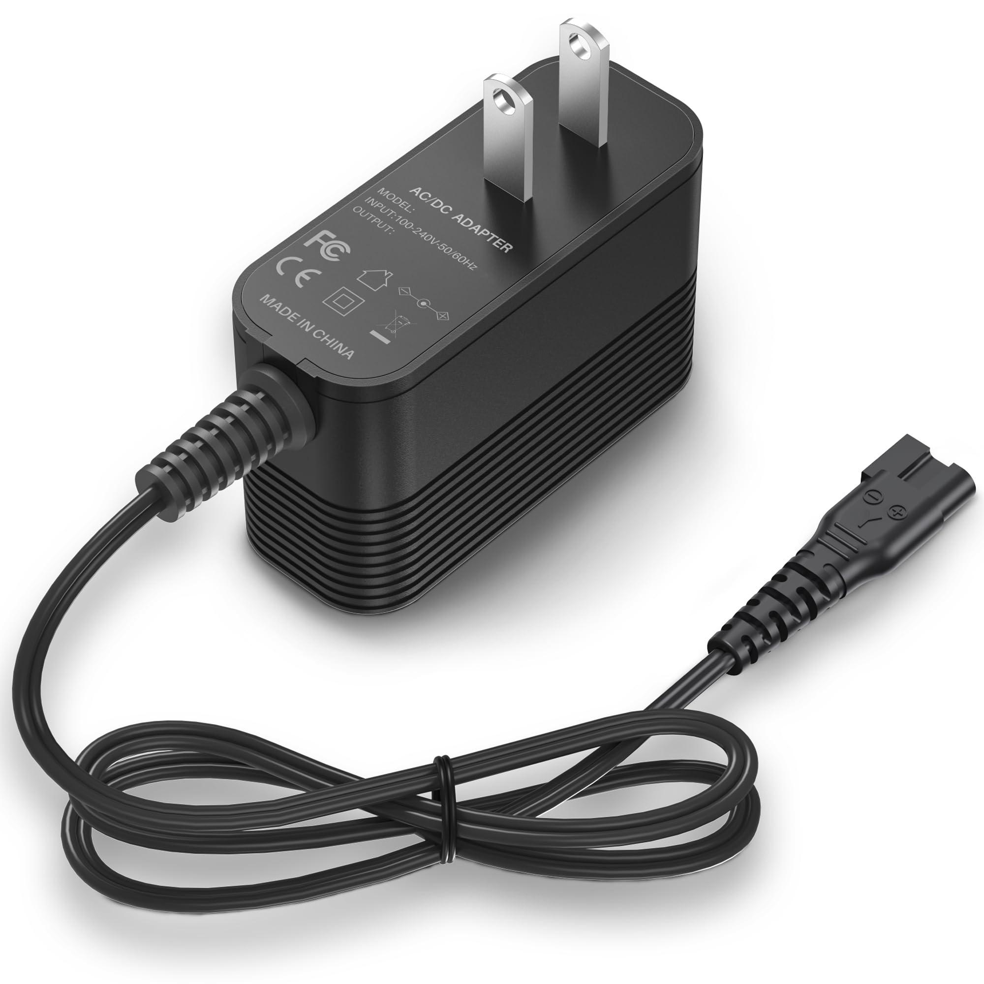 XHUCHINMAL 1.9V Charger for Panasonic Beard Hair Trimmer ER-GB80 ER-GB70 ER-GB60 ER-GK80-S Power Cord for Panasonic Trimmer RE9-45 RE9-52 RE9-70 RE9-86 RE9-46 RE9-49 RE9-76 RE9-52 RC3-27 RC3-32 1.4A AC Adapter