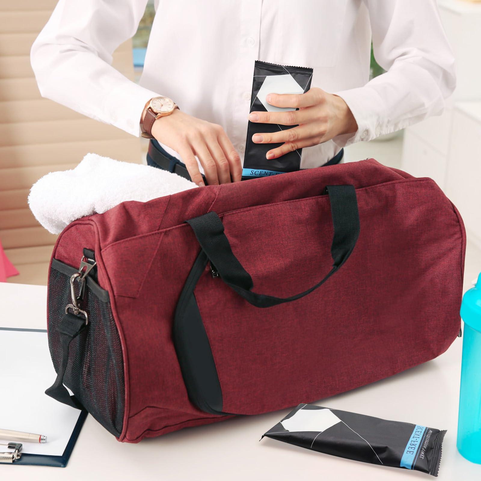 PSPIKXEG 150 Count White Moist Towel Towelettes Individually Wrapped,8.5\'\'x8.5\'\' Unscented Disposable Wet Hand Towels Bulk,Single Use Individually Wrapped Washcloths for Travel Camping Sport Spa Party,Wedding