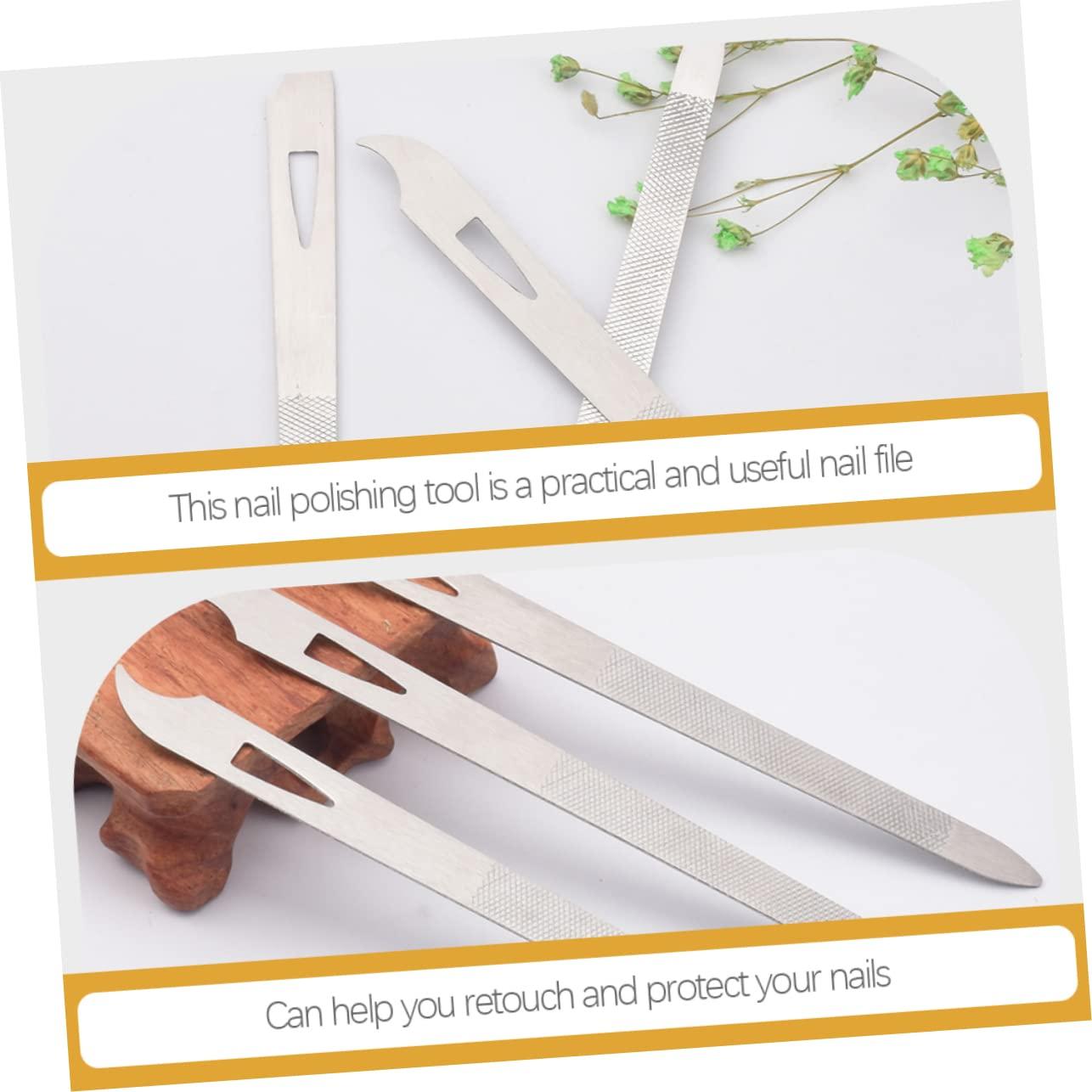 Healeved Healeved Nail Files and Buffers 15pcs Set Metal Fingernail Files for Manicure and Pedicure