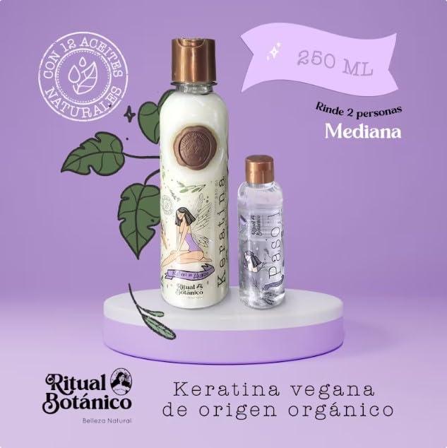 SHAEIO RITUAL BOTANICO Colombian Organic Keratin - 250 ML. Vegan Keratin Hair Mask with 12 Natural Oils and Amino Acids for Smoothing Hair