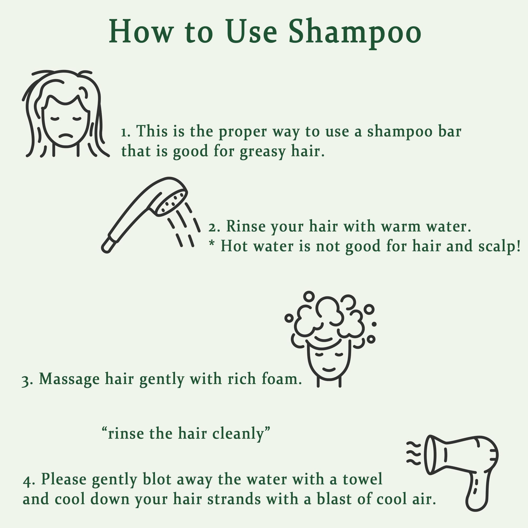 WONDERBAR101 WONDERBAR101 Oily Hair and Oily Scalp Dandruff Shampoo Bar plant-based, pH balanced, Eco-friendly, Plastic Free Packagig. (Rosemary)