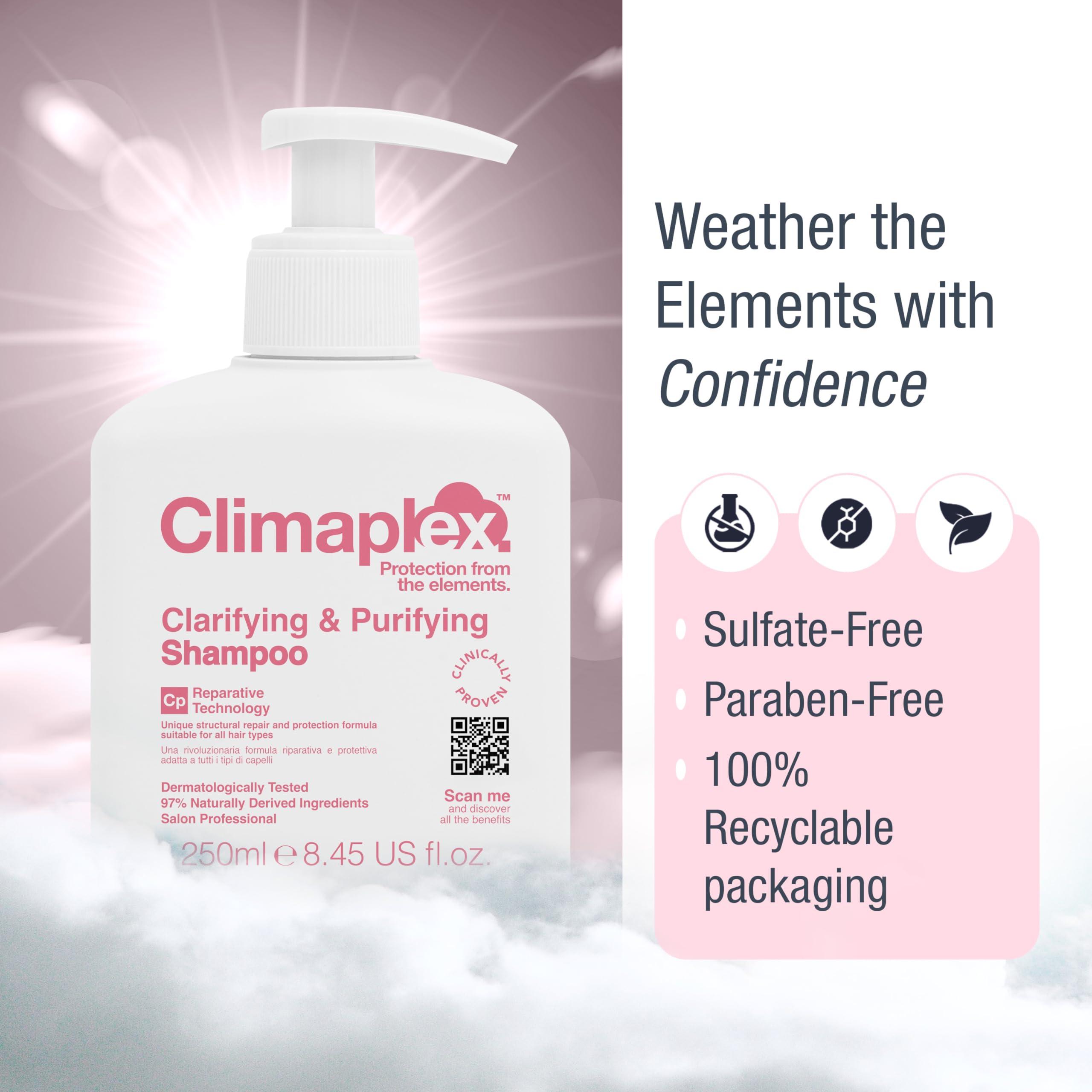 Climaplex Climaplex Clarifying and Purifying Shampoo - Refreshing and Soothing Properties - Perfect for Deeply Cleansing and Detoxifying Your Scalp - Adds Shine and Volume - Provides Healthy Growth - 8.45 oz