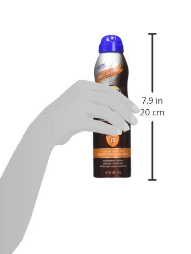 Banana Boat Banana Boat Tanning Dry Oil Clear Spray Sunscreen SPF 8, 6oz | Tanning Sunscreen Spray, Banana Boat Dry Oil, 8 SPF Tanning Oil, Dry Tanning Oil Spray, Oxybenzone Free Sunscreen, 6oz (Pack of 3)