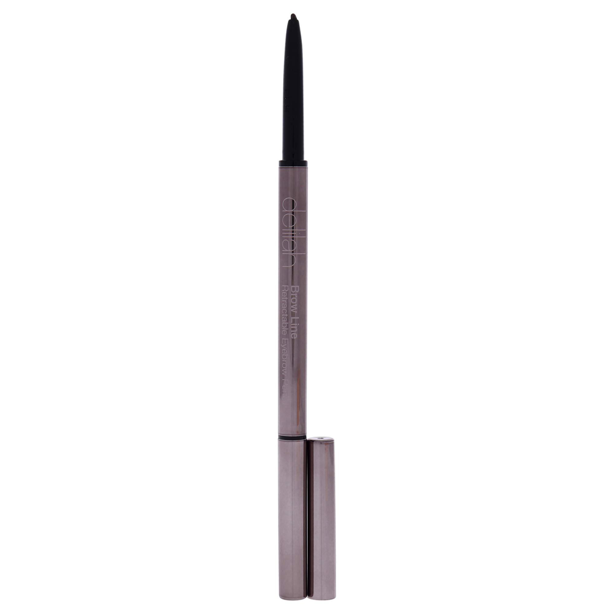 Delilah delilah - Retractable Eye Brow Pencil with Brush - Sable - Long-Lasting Defined Brows - Slim Shaped - All Day Wear - Vegan - Paraben Free - 0.002 Oz
