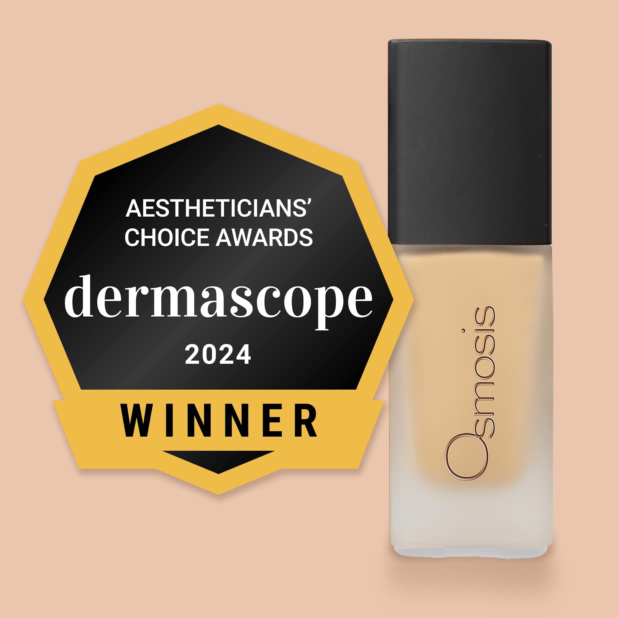 OSMOSIS Osmosis Flawless Foundation, Lightweight Liquid Makeup, Medium To Full Coverage, Matte Finish, 10 Shades, Sand 1 Fl Oz