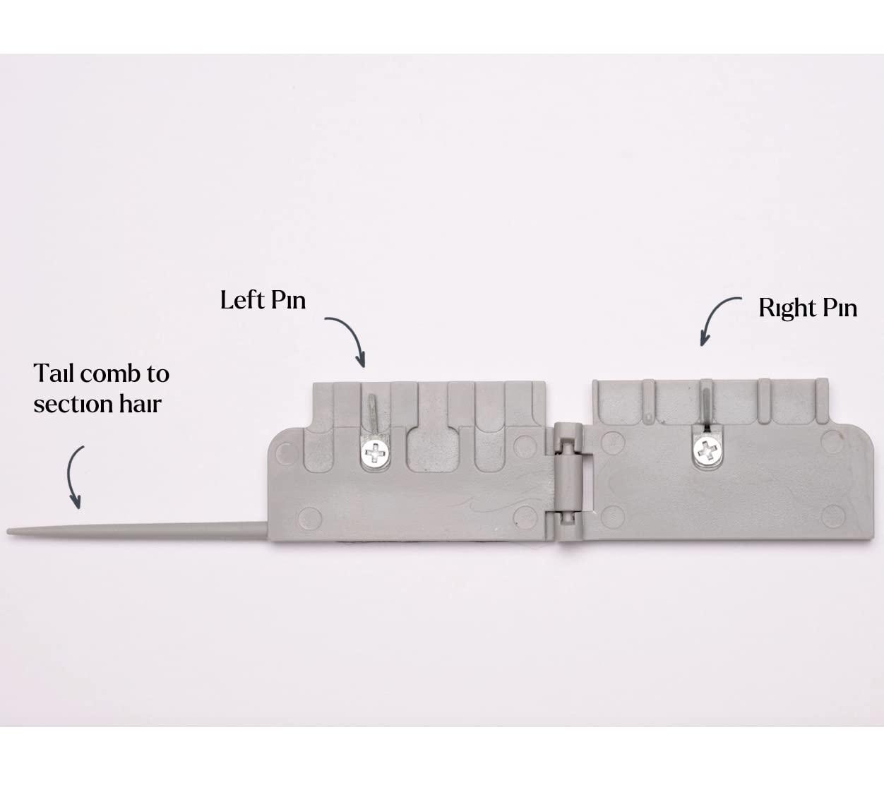 ZIP LOXX HAIR EXTENSIONS ZIPLOOKS | Mint 2 B 20\'\' Ultra Synthetic Fiber Pastel Green Colored Hair Extensions with Z Tool Patented Technology, Damage-Free Hair and Scalp, 4 Piece