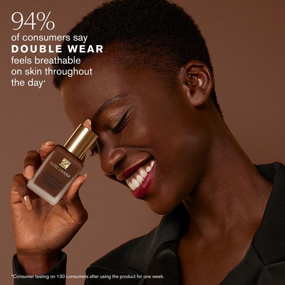 Este Lauder Este Lauder Double Wear Stay-in-Place 24-Hour Long-Wear Matte Foundation Makeup, 1 Fl Oz, 1C1 Cool Bone